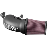 K & N Aircharger? Intake System with Cast Aluminum Intake Tube - Satin Black 57-1134